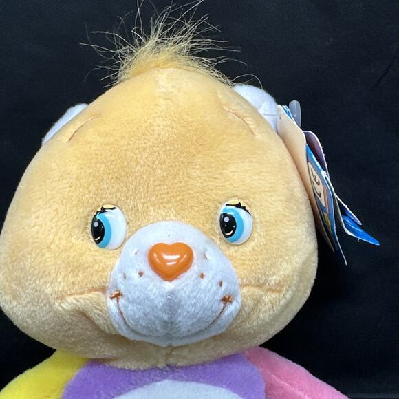 Vintage Care Bears Work of Heart Bear Plush Rainbow Hearts Paint Palette - Picture 2 of 11